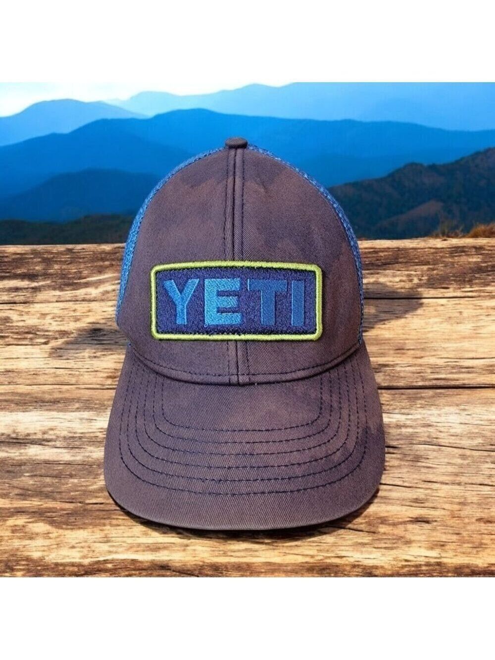 Yeti Hat - Good Condition, Some fading but adds character - Trucker Hat Style